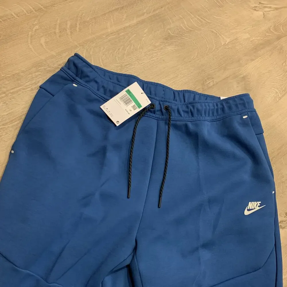 Nike Sportswear Tech Fleece Joggers Dark Marina Blue Men's XL CU4495-407 NWT New